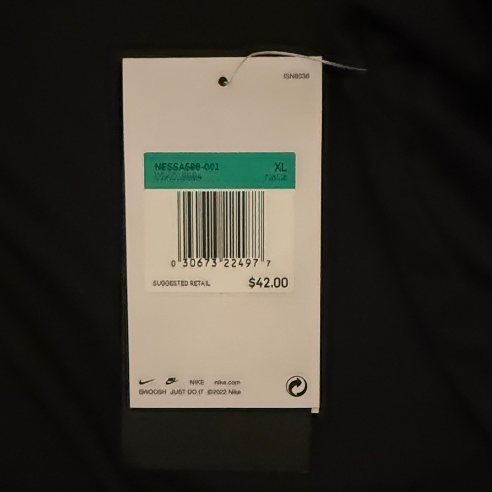 Nike Men's Black Dri-FIT Short Sleeve Tee - Picture 3 of 5